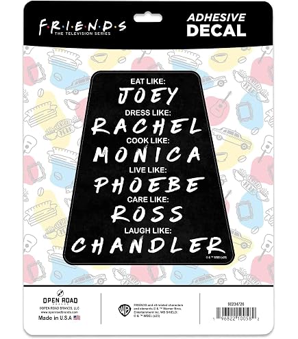 Friends Unagi Sticker Friends Tv Show Decal 60 Photos - Moonagedaydream.film
