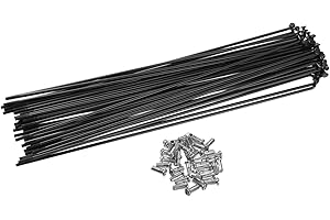 ACROPIX 40 Pcs Bicycle Steel Spokes 13G Bike Spoke 222mm Length with Nipples for Most Bicycle Car Parts