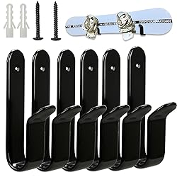 Rolitwils Snowboard Wall Mount Clips, Horizontal