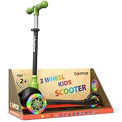 Black & Green Mini 3 Wheel Scooter for Kids