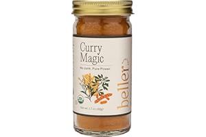 RACHEL BELLER'S POWER PANTRY CURRY MAGIC | 1.7 oz | Organic Spice Blend Seasoning | Rachel Beller Nutrition Power Spicing
