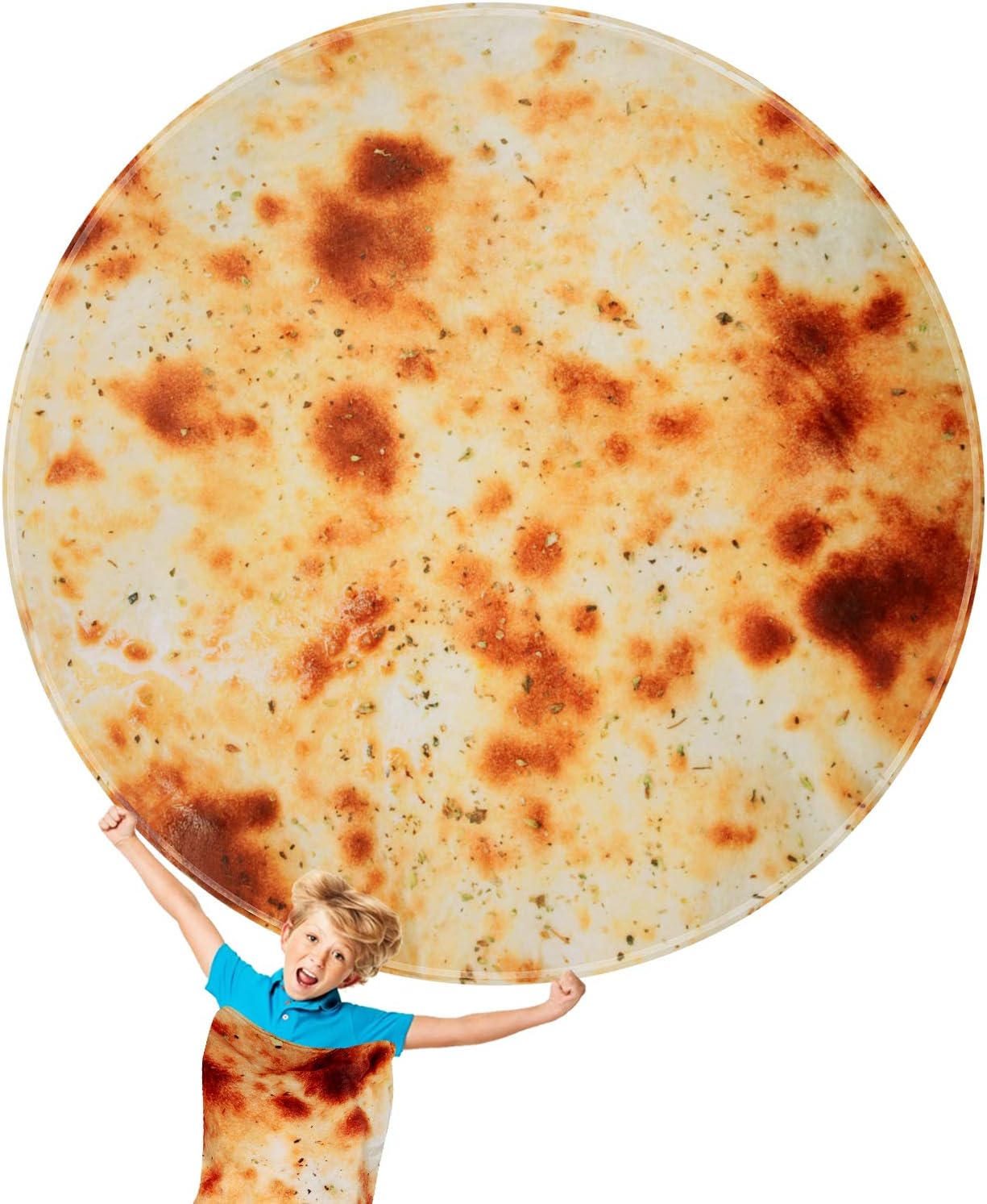 Outivity Burrito Wrap Novelty Blanket, Burrito Tortilla