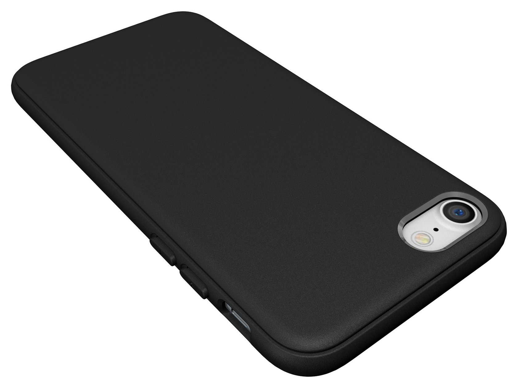 Diztronic Matte Black iPhone 7 Case / iPhone 8 Case, Full Matte Slim