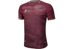 KELME Soccer Jersey for Adult Breathable Quick-Dry Football T-Shirt Sport Training Uniform