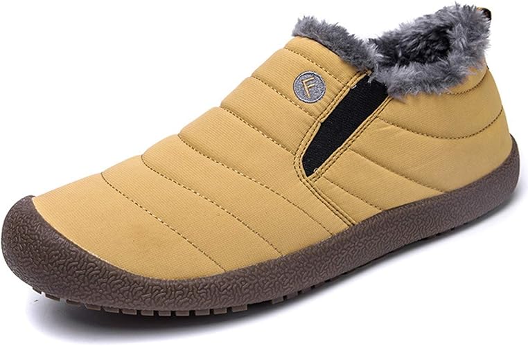 Amazon Panlon スノーシューズ メンズ 歩きやすい スノーブーツ 長靴 軽い 防寒 防滑 綿靴 冬用 雪靴 裏起毛 通勤 通学用 ノンスリップ 防寒用 ラウンドトゥ アウトドア ひもなし オフィス かれし 彼氏 父 プレゼント 秋冬 防寒ブーツ Panlon