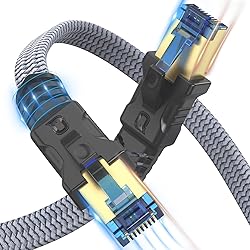 Cat 8 Ethernet Cable 6 ft, Fastest Cat8 Internet