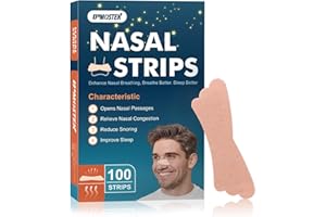 100Pcs Nasal Strips for Snoring, Extra Strength Nose Strips Breathing, Nose Tape for Sports and Sleep, Anti Snoring Strips He
