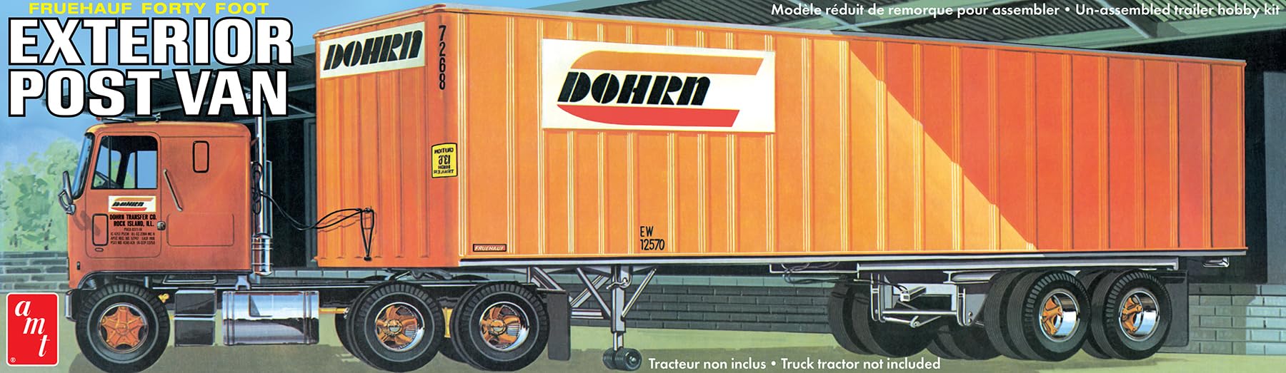 AMT 1/25 40' Fruehauf Exterior Post Trailer Dohrn