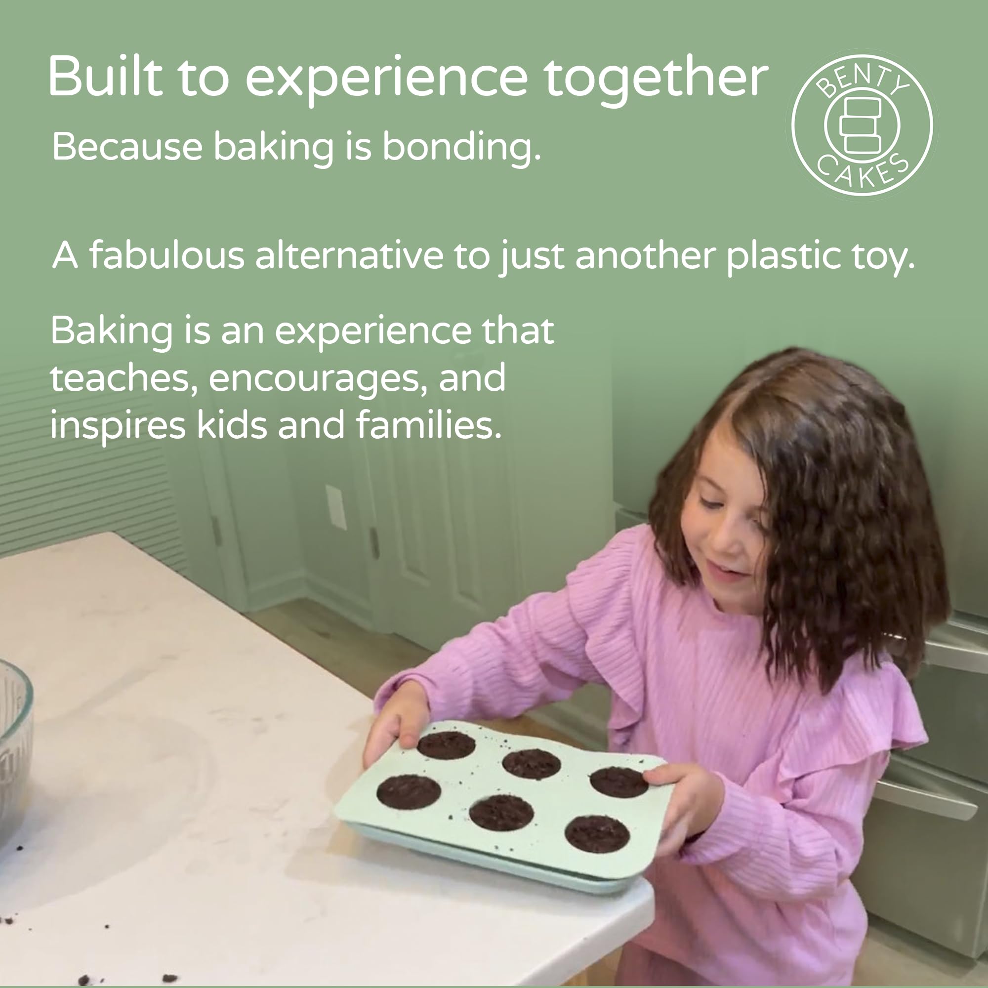 Benty Cakes – The Original CakePuck Baker Bundle – Better than a Cake Pop! Make Chocolate Covered Dessert – BPA Free Silicone – Includes 3 Mold Sets + 5 Trays + 6 Scrapers – Green