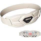 SKG Lower Back Massager for Pain Relief Deep Tissue Christmas Gifts for Men Women Adjustable Cordless Heating Pad Infrared Vibrating Back Massager Gifts for Dad Mom Grandpa