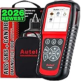Autel AutoLink AL619 Scanner, 2026 ABS SRS Airbag Warning Light Diagnostic Scan Tool, Up of AL519 ML519 ML619, 10 OBDII Test Modes, DTCs Lookup, Live Data, Turn Off Check Engine Light OBD2 Code Reader