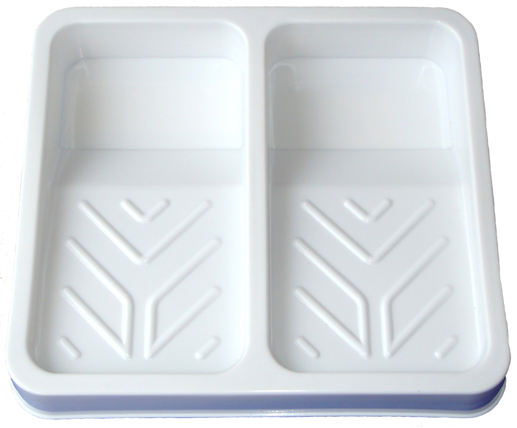 70mm Artist Double Paint White Plastic Roller Tray