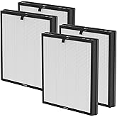 GoKBNY 4-Pack MR5866 Replacement Filter Compatible with MORENTO MR5866 Purifier, Version White