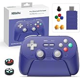 8Bitdo Pro 3 Bluetooth Controller with TMR Joysticks (Purple) | Swappable ABXY Buttons, Pro Back Buttons, Hall Triggers, Charging Dock, for Switch/Switch 2, Windows, Apple, SteamOS, Android