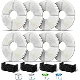 Filters Replacements for Flower Automatic Pet Fountains, Cat and Dog Water Fountain Replacement Parts, Cat Water Fountain Fil