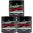 MANIC PANIC Classic Raven Semi Permanent Hair Color - Cool-Toned Black Hair Dye for Women & Men That Lasts 4-6 Weeks - Vegan, Ammonia & Cruelty-Free - Create & Mix Custom Shades (4oz / 3pk)