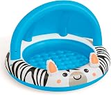 Bestway Shaded Baby Pool Safari Fun Inflatable Play Centre UV Sunshade view 1