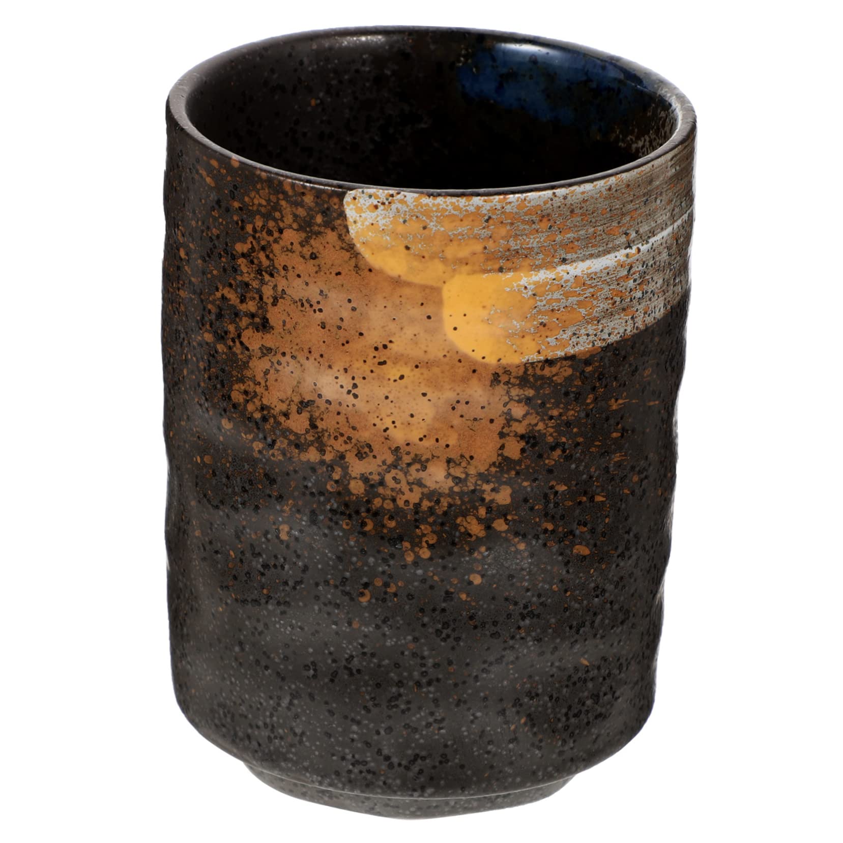 RORPOIR Japanese Style Ceramic Teacup Retro Hand-Painted Household Water Cup Multi-use Compact Teaware for Home Office Tea House Restaurant