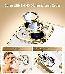 Waldeng for iPhone 15 Case with Integrated Camera