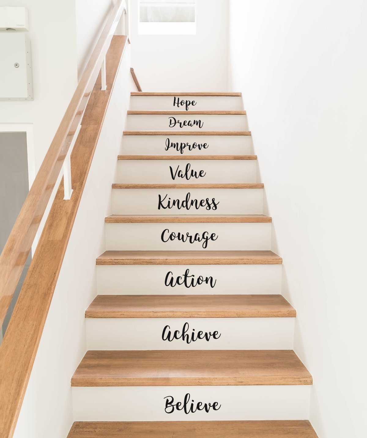 Wall Stickers Quotes Stair Stickers Stair Decals Motivational Quotes
