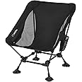 ATEPA Backpacking Chair Hiking Chair Ultralight Camping Chair, Compact Aluminum Packable Beach Chairs for Adult Lightweight-Aluminum Frame with Anti-Sinking Feet