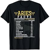 Horoscope Astrology Aries Born Zodiac Sign Aries T-Shirt