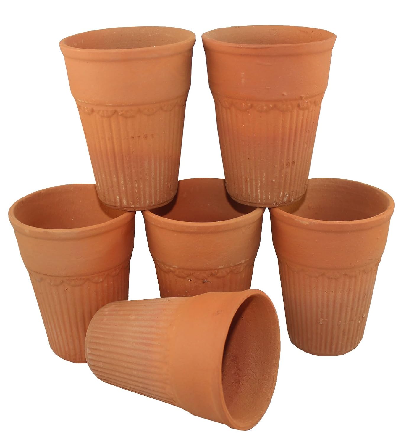 Buy Odishabazaar Baked Clay khulhar/Khullad/Cups Traditional Indian