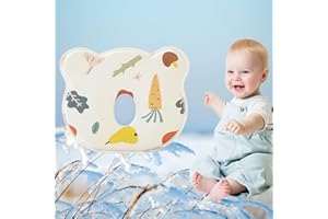 Idea2go Adjustable Travel Pillow for Kids Toddler, Portable Head Support for Car Seats for Newborn, Head Support Pillow for Baby, Headrest Pillows for Cars, Rest Baby's Head Comfortably