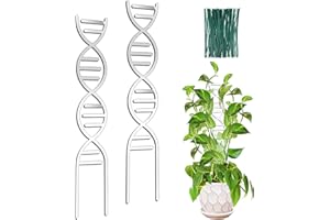 OYOEETD 17.5 Inch Indoor Plant Trellis for Climbing Plants,Plastics Small Garden Trellis for Potted Plants,Plant Stakes for Indoor Plants Accessories,Plant Support Hoya,Flower (DNA)