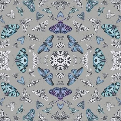 Arthouse Silver Glitter Bug Wallpaper 692307 One Size