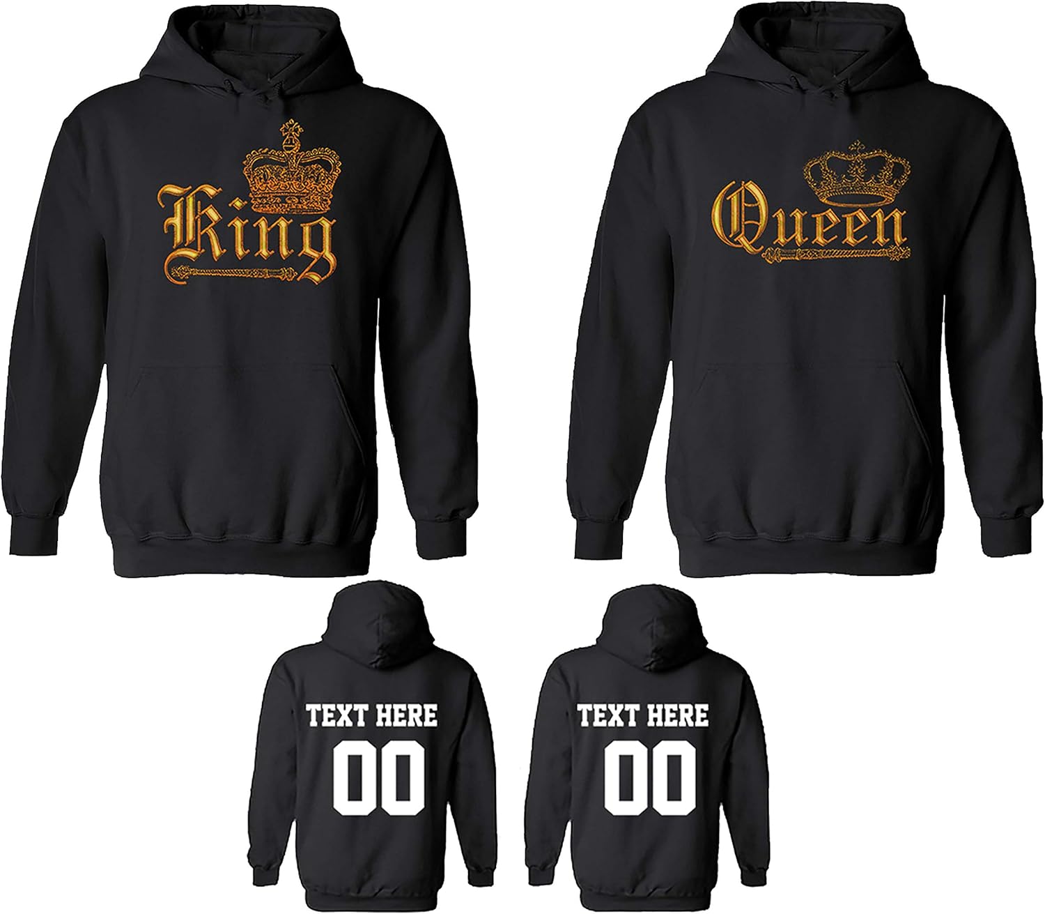 couple hoodies with date