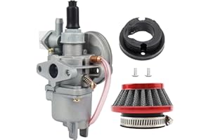 ABCERRSI PZ13 13mm Carburetor with Air Filter Stack Compatible with 43cc 47cc 49cc 2 Stroke Mini ATV Quad Dirt Pocket Bike Go