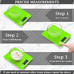 UMIRIKO Chartreuse Kitchen Digital Scale Weight