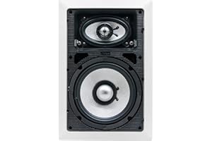 Earthquake Sound Imãge-83X (Single) 3-Way In-Wall (Left, Right, Center, and Surround) Speaker with Paintable Grille