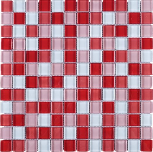 Ruby Red 3x6 Red Glass Tile Mosaic Bathroom Tile Kitchan