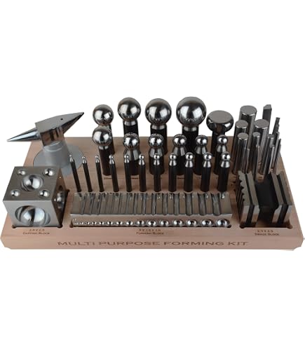 Amazon.com: 43 Piece Multi Purpose Metal Forming Dapping Set with
