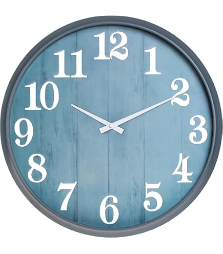 Amazon.com : La Crosse Clock 404-4450 19.7 Inch Indoor/Outdoor