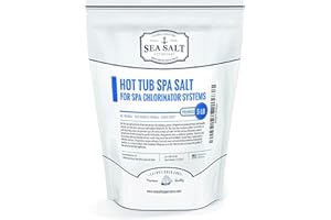 Hot Tub Spa Salt - Pool Salt for Salt Systems and Chlorine Generators Including Ace Freshwater, Hotspring, Jacuzzi, Caldera, Chloromatic - 5 Lbs/500 Gallons - Sea Salt Superstore
