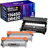 TN450 TN420 Toner Cartridge DR420 Drum Unit for Brother TN450 TN420 DR-420 | Compatible for HL-2270DW HL-2280DW HL-2230 HL-2240 MFC-7360N MFC-7860DW 2840 2940 (2 Toner 1 Drum) 3 Pack