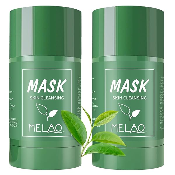 VEMOFOPER BLACKHEAD REMOVER WITH GREEN TEA EXTRACT, DEEP PORE CLEANSING, GREEN CLAY MASK FOR FACE MOISTURIZING, PURIFYING, REDUCE BLACKHEADS FOR ALL SKIN TYPES OF MEN AND WOMEN
