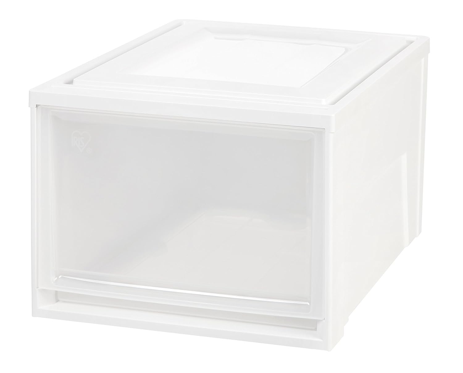 IRIS Deep Box Chest Drawer, White, 3 Pack