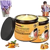 Bee Venom & Turmeric Joint Relief Cream - 2 Pack (2 x 60g) - Fast Absorbing, Helps Soothe Joint Discomfort, Supports Flexibility, for Back, Neck, Hands & Knees