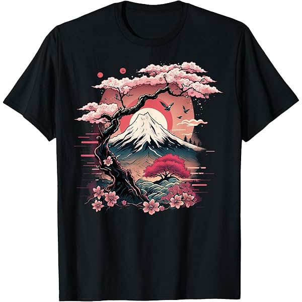 Amazon.com: Japanese Sakura Art Cherry Blossom Vintage Japan Men