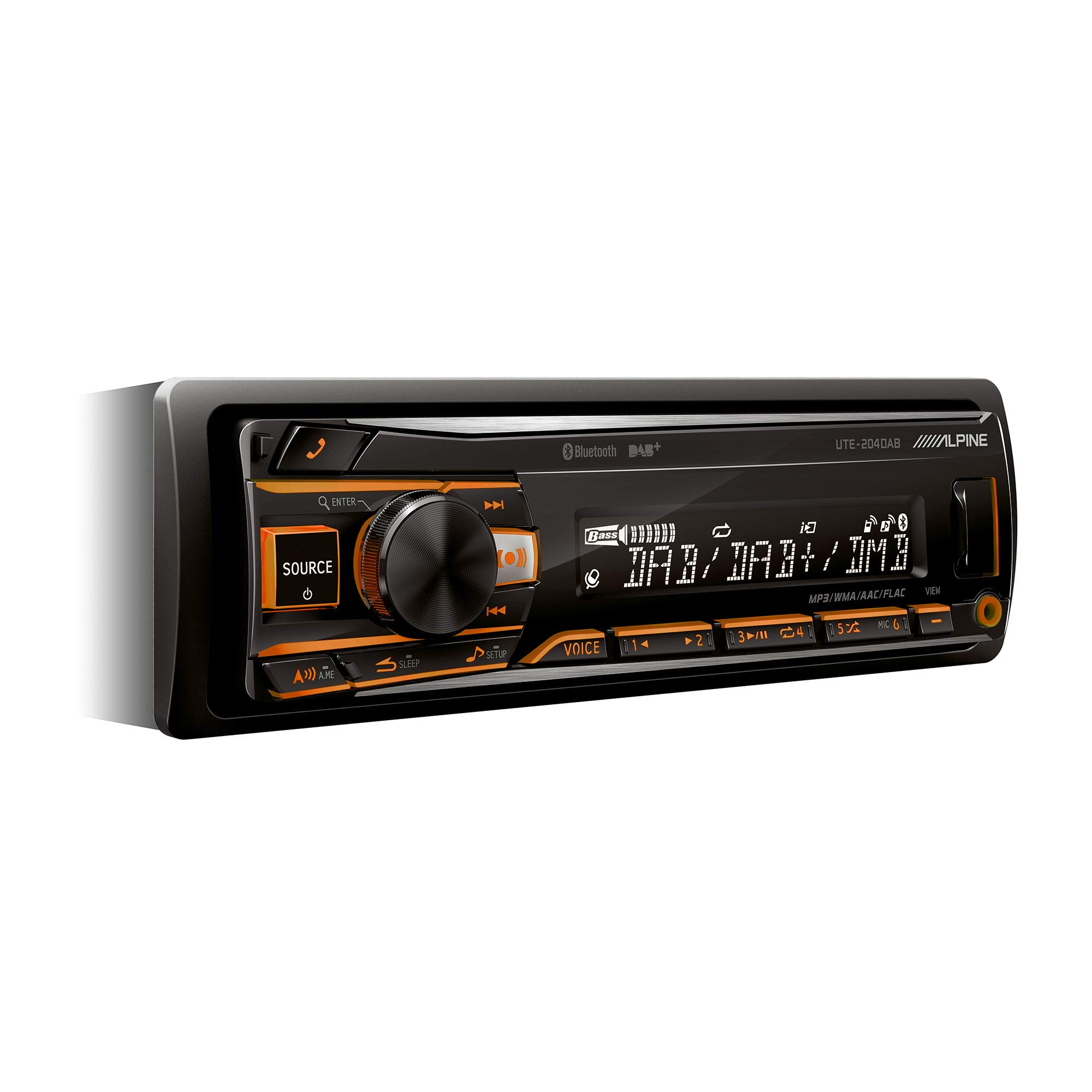 Alpine Electronics DAB and Bluetooth 1 Din Radio