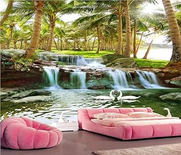 Fototapete 3d Effekt Wasserfall