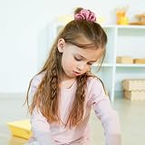 Lolalet Satin Scrunchies 6 Pack Soft Hair Ties for All Hair Types Style B view 5