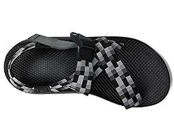 Chaco Men's MEGA Z Classic Sandal, Pixel B/W, 12