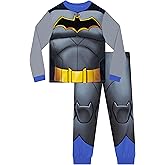 DC Comics Batman Pajamas, Superhero Boys Pajamas, Batman Boys Pjs, Long Sleeve Kids Pajama Set