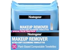 Neutrogena Makeup Remover Cleansing Face Wipes, Daily Cleansing Facial Towelettes Remove Makeup & Waterproof Mascara, Alcohol