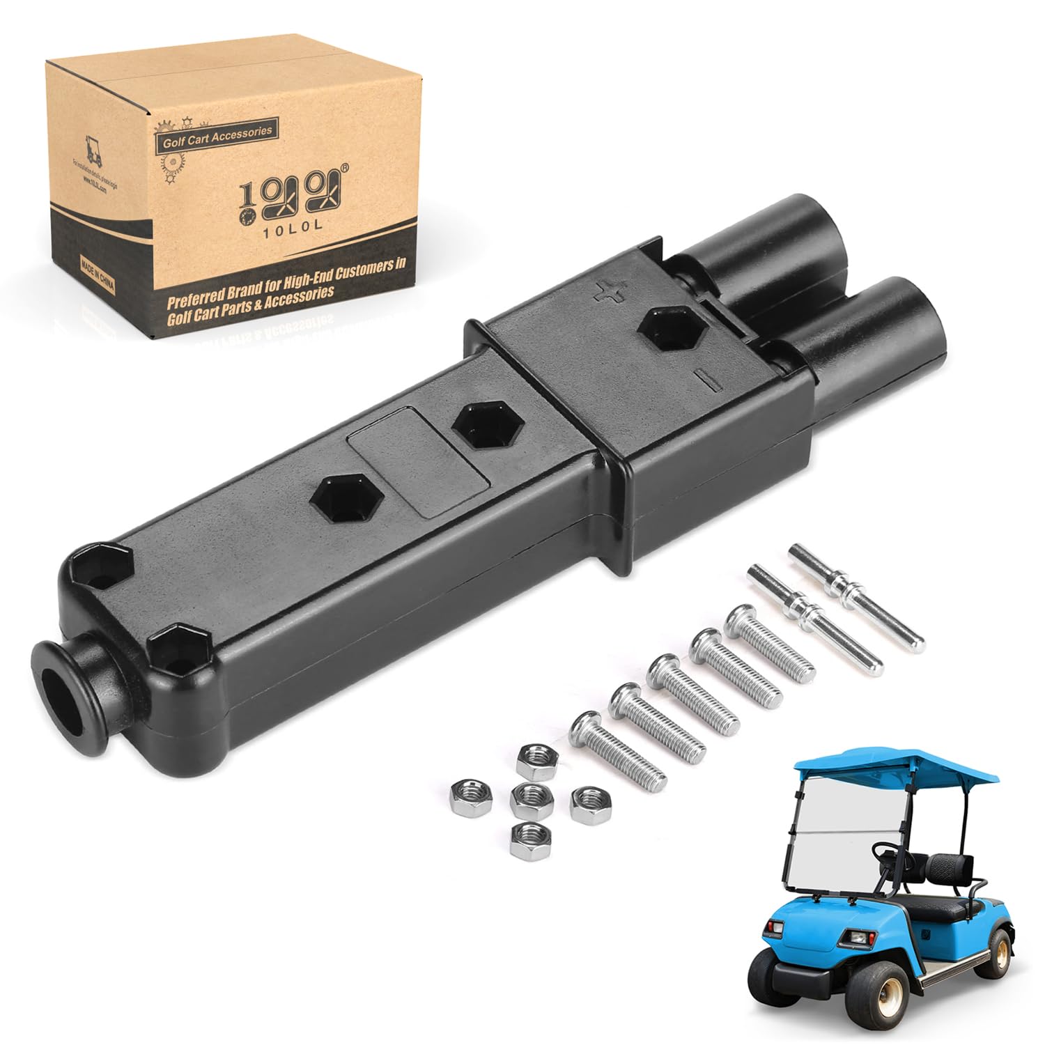 Photo 1 of 10L0L Golf Cart Battery Charger DC Plug Compatible with Yamaha G19 / G22 DC Cord MAC Chargers, 48-Volt # JR1-H235A-00